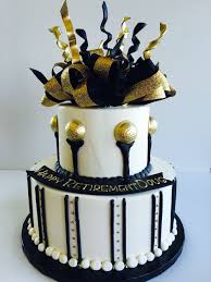 Black And Gold Birthday Cake Clipart How To Make An Interesting Art Piece Using Tree Branches Ehow Gold Birthday Cake Retirement Cakes Dad Cake