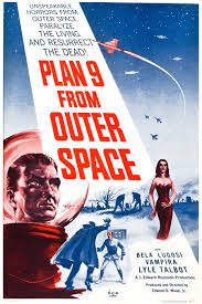 Up until the 1980's movie posters and other advertising materials were printed in very limited quantities. Plan 9 From Outer Space Wikipedia