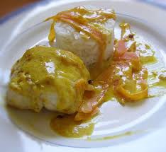 Lotte A La Creme Safranee Et Curry Recette Recette Lotte Recettes De Cuisine Recette