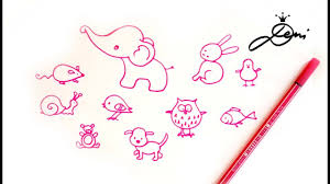 Dabei sind sie viel besser als ein malbuch, denn diese konzentrieren sich meist auf nur ein thema. Einfache Tiere Schnell Zeichnen Lernen How To Draw Easy Simple Animals Risuvam Lesni Zhivotni Youtube