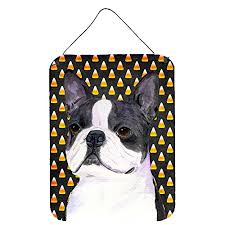 Cut his coat short every few months and then it only. 16 X 12 Carolines Treasures Ss4309ds1216 Boston Terrier Candy Corn Halloween Portrait Wall Or Door Hanging Prints Multicolor Decorative Accessories Home Decor