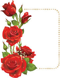 Large Transparent Frame With Red Roses And Pearls Flower Phone Wallpaper Rose Frame Beautiful Flowers Wallpapers