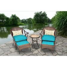Mainstays Skylar Glen 5 Piece Outdoor Chat Set Teal Walmart Com In 2020 Patio Furniture Sets Outdoor Furniture Sets Outdoor Patio Furniture