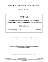 Informations générales et pratiques sur le dnb. De Francais Anale Brevet Dmaknordnendilipin Over Blog Com