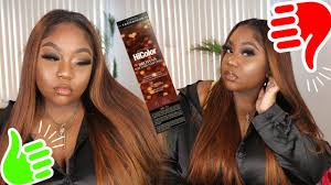 L'oreal excellence hicolor permanent highlights magenta for dark hair 49.3g. Perfect Brown Hair Loreal Hi Color Soft Auburn Beginner Friendly Donmily Bodywave Hair Youtube
