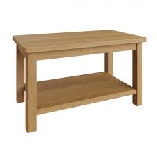 Lulworth light oak small coffee table with shelf. Newbarn Oak Small Coffee Table Furniture Sale From Readers Interiors Uk