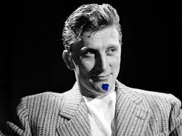 I envisioned Kirk Douglas' chin cleft with diamonds....