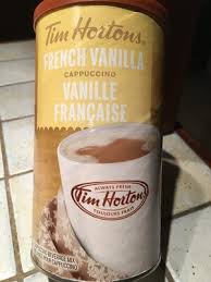 Tim Hortons French Vanilla Cappuccino 454g Can Canadienne