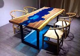 We've been building live edge tables for quite some time and we began experimenting with epoxy river tables years ago. Epoxy River Dinning Table Amazon Co Uk Handmade