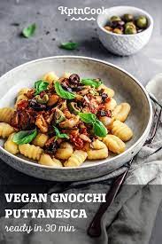 Vegan Gnocchi Puttanesca Recipe Gnocchi Recipes Whole Food Recipes