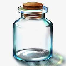 Light Blue Ribbon Transparent Empty Bottle Corks Light Blue Ribbon Bottle Corks Bottle