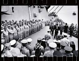 The Japanese Surrender On Board The U S S Missouri In Tokyo Bay On September 2 1945 Tokyo Bay Today In History American History