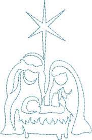 How to embroider beautiful flowers. Nativity Outline Embroidery Designs Machine Embroidery Designs At Embroiderydesigns Com