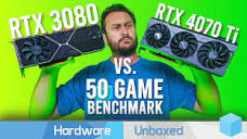 GeForce RTX 4070 Ti vs GeForce RTX 3080 10GB, 50+ Game Benchmark ...