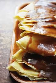 Making Butterscotch Crepes Food Recipes Puff Pastry Recipes