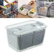 Check spelling or type a new query. 2 In 1 Multifunctional Refrigerator Fruits And Vegetable Storage Container Topdownshop