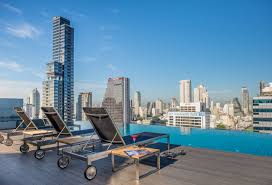 Relax By The Pool And Enjoy Incredible Views From The Rooftop Pool At Amara Bangkok Bangkok Hotel Hotel Best Hotels