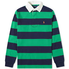 Rugby shirt — a knitted pullover sport shirt usually in bold horizontal stripes and having a white collar and neckline placket, styled after the shirts traditionally worn by the members of rugby teams. Polo Rugby Dress Up To 73 Off Free Shipping