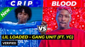 The artwork for the project shows loaded in a navy jail jumpsuit matching his crip gang ties while the crip tape is loaded with some street anthems. Crip Blood Rappers Lil Loaded Ft Yg Gang Unit Remix Reaction Youtube