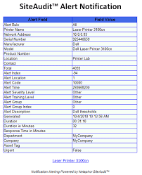 Email Notifications Shown In Xml Format Netaphor Siteaudit Tm Knowledgebase