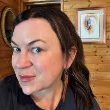 Genuine Cork Leather and Wood Mustard Willow Circle Boho Stud Earrings  Birthday Gift