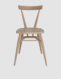 Originals Solid Elm Beech Stacking Chair Chair Ercol Stacking Chairs