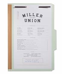 Miller Union Restaurant Restaurant Menu Design Menu Design Menu Layout