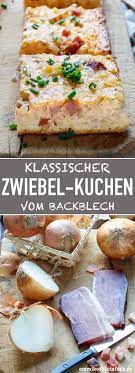 Klassischer Zwiebelkuchen Vom Blech Rezept Zwiebelkuchen Zwiebelkuchen Rezept Blech Baustellen Essen