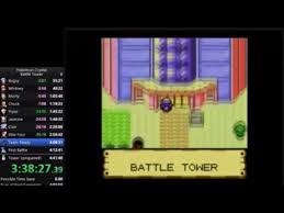 Pokemon crystal was the first game to allow you play as a female character. Pokemon Crystal Battle Tower Speedrun In 4 06 28 Glitchless Youtube
