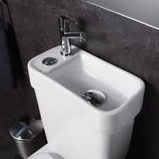 Pack Wc Avec Lave Mains Integre Ecologique Et Economique Small Toilet Small Bathroom Tiny Bathrooms