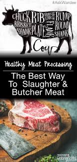 The Best Way To Slaughter And Butcher Meat Healthy Meat