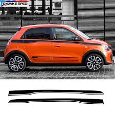 Pour Renault Twingo 5 Portes Sport Taille Lignes Rayures Voiture Accessoires Auto Carrosserie Decor Autocollant Creatif Vinyle Decalque Course Style Aliexpress