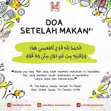 Doa Setelah Makan Doa Setelah Makan Rezeki Doa Nasa Makanan