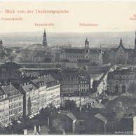Blick Von Der Dreikonigskirche Auf Die Altstadt Vor 1908 Dresden Altstadt Luftbild