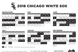 August 30, 2018 in cactus league teams, chicago cubs, schedules we've posted the chicago cubs 2019 spring schedule, as the team prepares for another training camp at sloan park in mesa, arizona. White Sox 2018 Schedule Includes Early Opening Day Late Cubs South Side Sox
