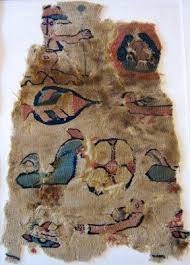 Lg Egyptian Coptic Polychrome Textile Fragment Lot 32 Egyptian Artifacts Textile Tapestry Ancient Art