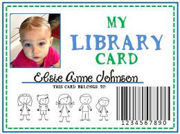 How do i get a library card? Family Library Diy Pretend Library Card She Kristina Or So She Says