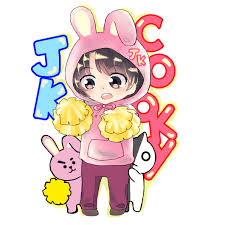 Bt21 cooky (jungkook) face point mask 20mlx4 (water glow care) mediheal. Bts Bt21 Fanart Jungkook Cooky Van By Tachibanayui On Deviantart
