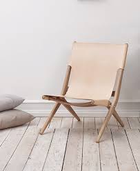 Mogens Lassen Oak And Leather Saxe Folding Chair 1955 Chair Design Folding Chair Furniture Design