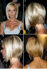 Besides long hair, she often wears short hairstyles when came to events, especially sexy bob. Short Angled Bob Hairstyles Back View Beckham Hair Victoria Beckham Hair Hair Styles