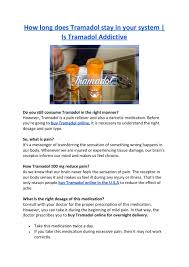 See full list on mentalhealthdaily.com How Long Does Tramadol Stay In Your System Is Tramadol Addictive By Johnsonwill308 Issuu