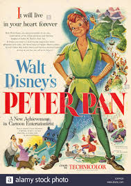Download This Stock Image 1950s Usa Walt Disney S Peter Pan Film Poster Expkj6 From Alamy S Library Of Millions Of H Peter Pan Disney Retro Disney Peter Pan