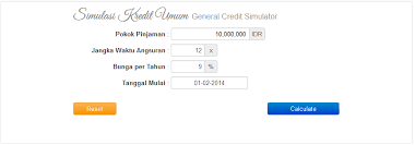 Info promo, cash dan kredit toyota hubungi : Simulasi Kredit Umum