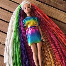 Barbie Sac Yapimi Barbie Sac Gokkusagi