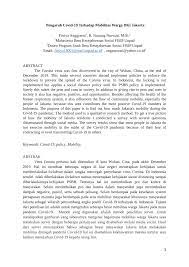 We did not find results for: Pdf Pengaruh Covid 19 Terhadap Mobilitas Warga Dki Jakarta