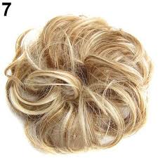 Florata 8 bangs/fringe clip in hair extensions one. Connoworld Women Wavy Curly Bun Synthetic Bud Hair Extension Messy Hai Ninthavenue Europe