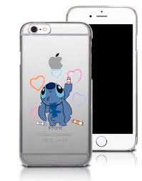Coque Iphone 6 6s Stitch Petit Bonhomme Bleu Dessin Coeur Iphone Stitch Disney Iphone 6