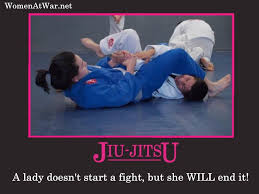 A Lady Doesn T Start A Fight But She Will End It Jiu Jitsu Girls Martial Arts Humor Jiu Jitsu