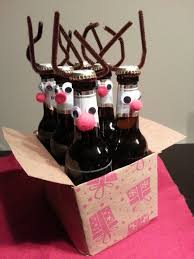 Bier In Rentier Optik Geschenke Weihnachten Geschenke Verpacken Weihnachten Lustige Weihnachtsgeschenke