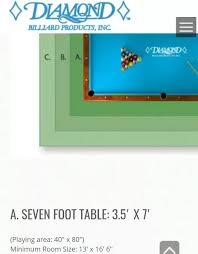 What Is The Standard Size Of Bar Pool Table Quora